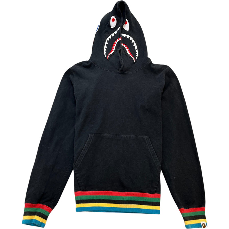 Men's Embroidered Logo Hoodie Black Size L