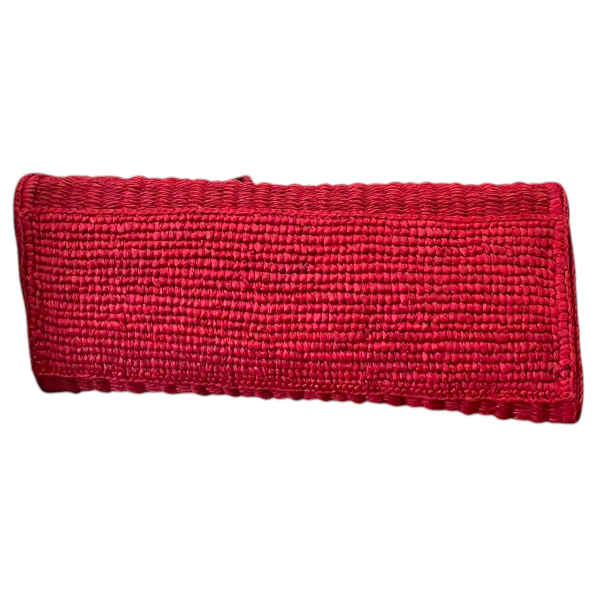 Women's The Raffia Turismo Handbag Red - Photo 10