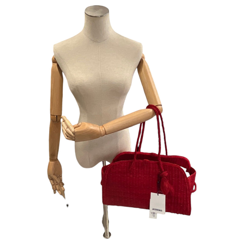 Women's The Raffia Turismo Handbag Red