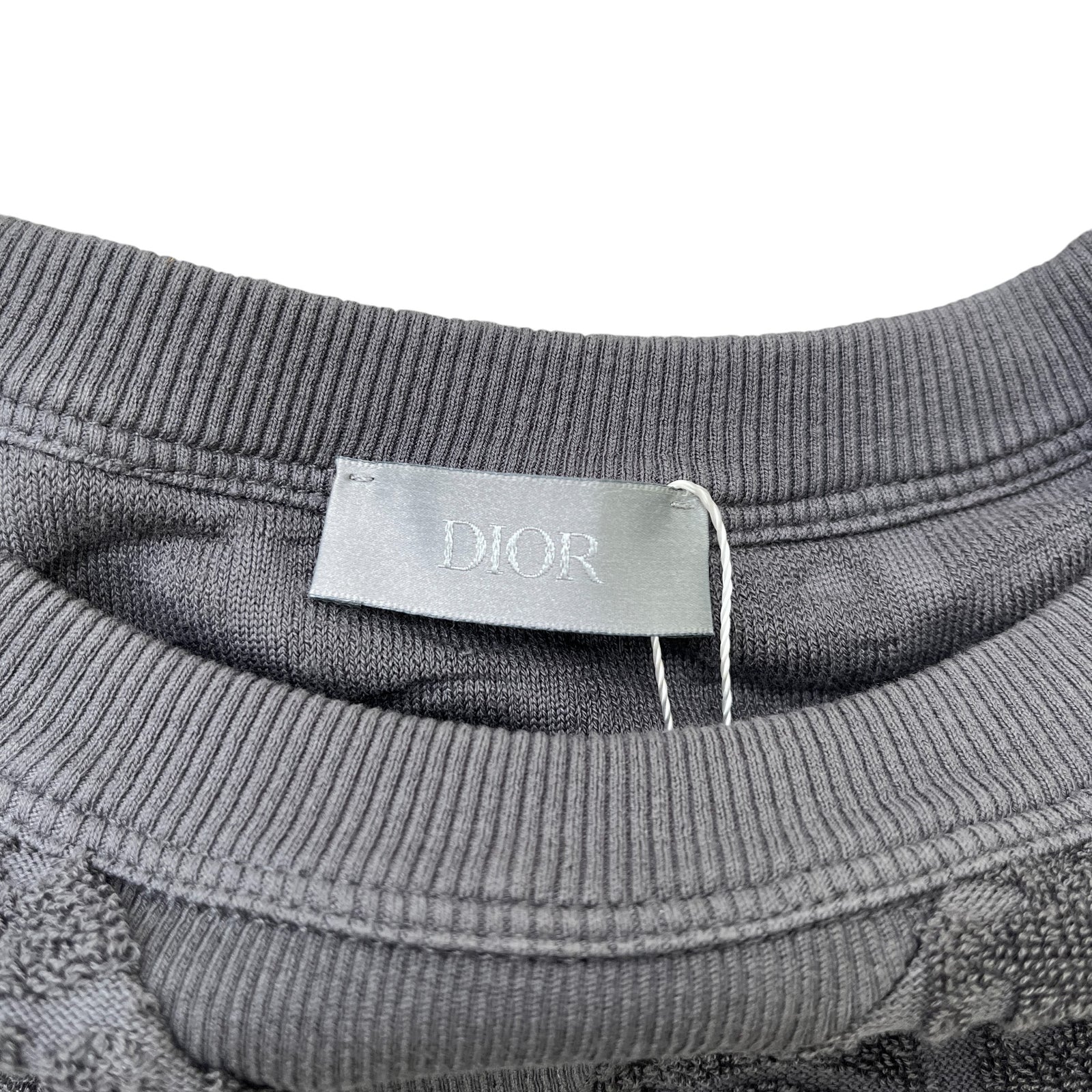 Men's Oblique Towelling T-Shirt Grey Size XS - Photo 5