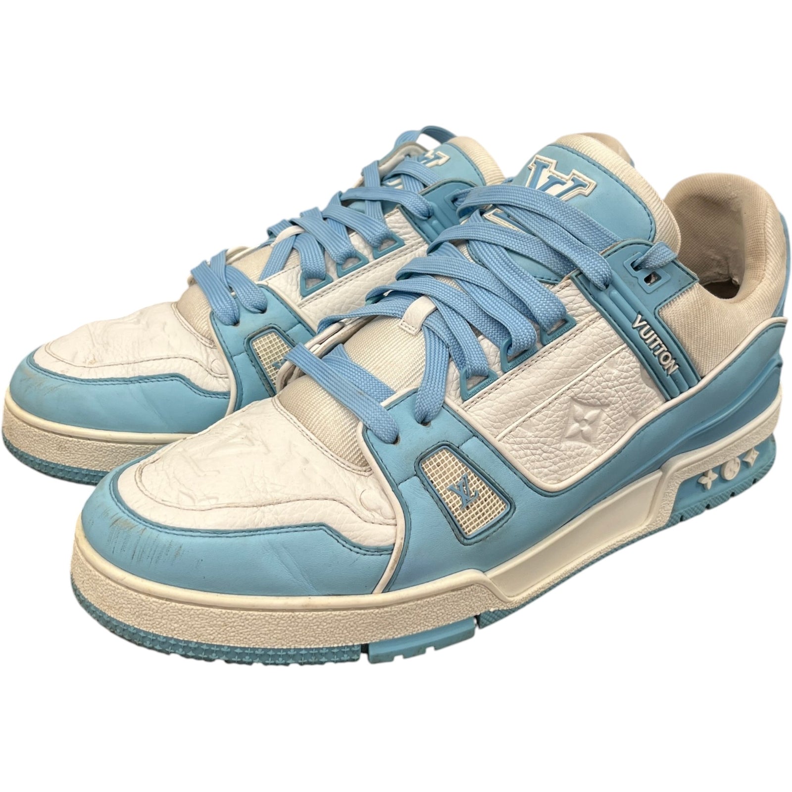 Men's Lv Low Trainers Blue Size EU 44 / UK 10 - Photo 9