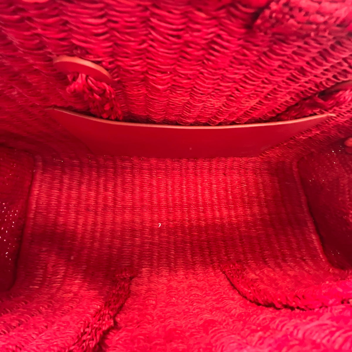 Women's The Raffia Turismo Handbag Red - Photo 14