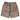 Men's Check Swim Shorts Beige Size M