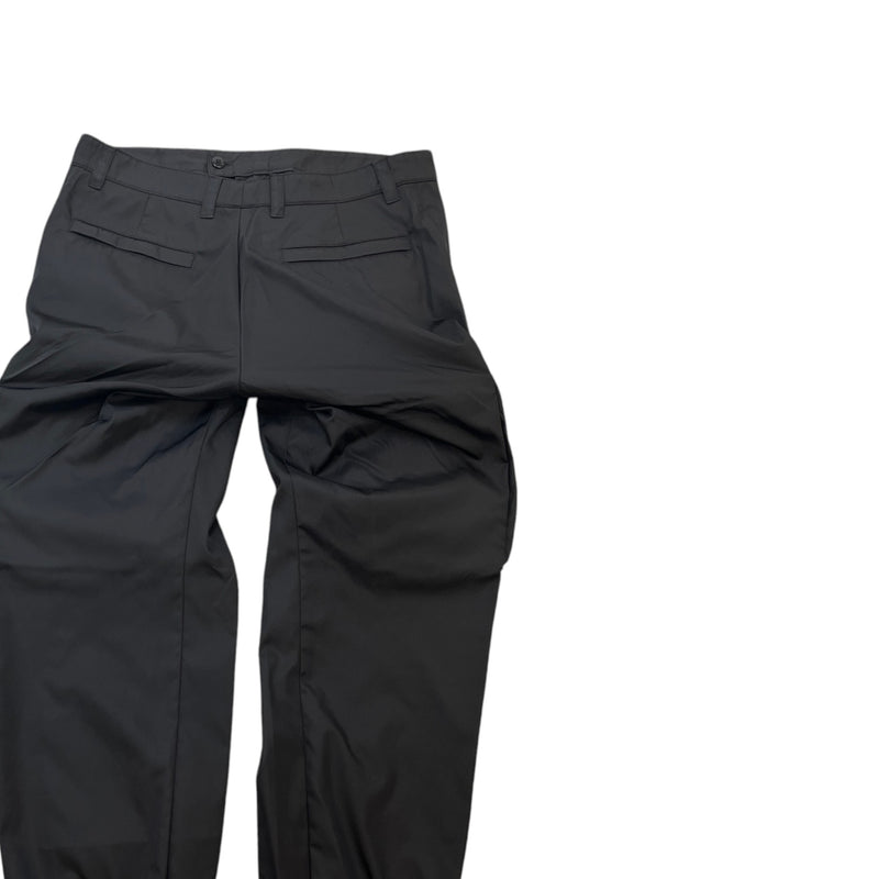 Men's Re-Nylon Plaque Logo Trousers Black Size XL / W36