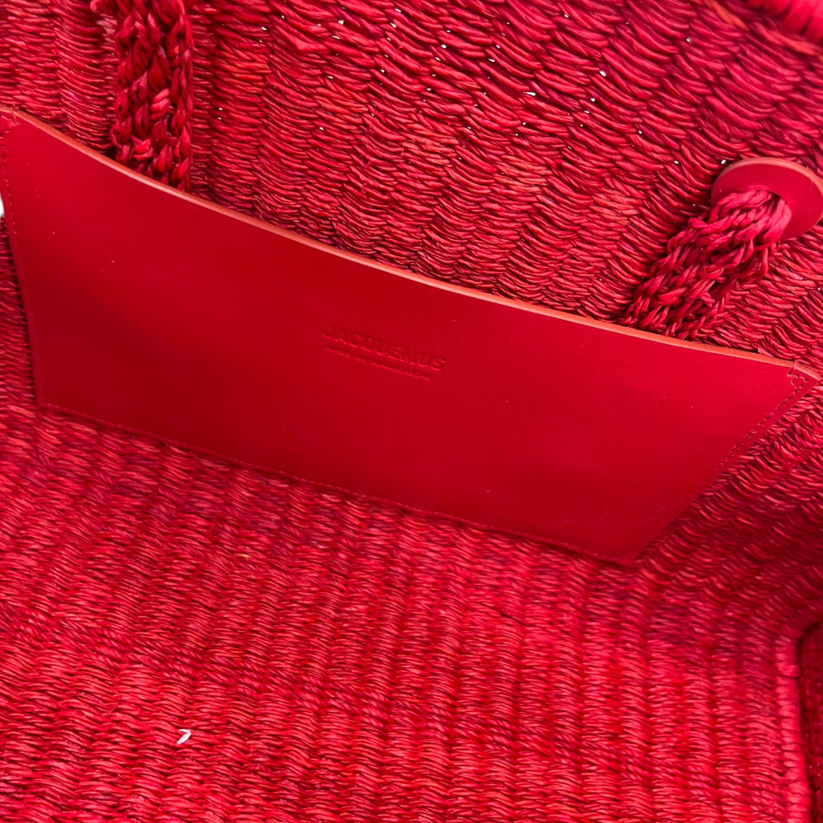 Women's The Raffia Turismo Handbag Red - Photo 15
