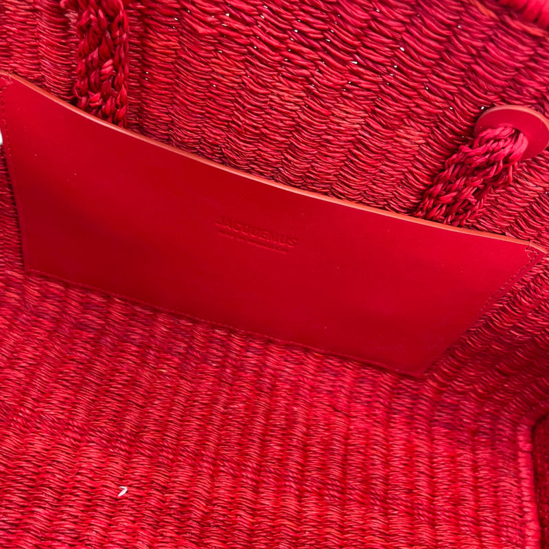 Women's The Raffia Turismo Handbag Red