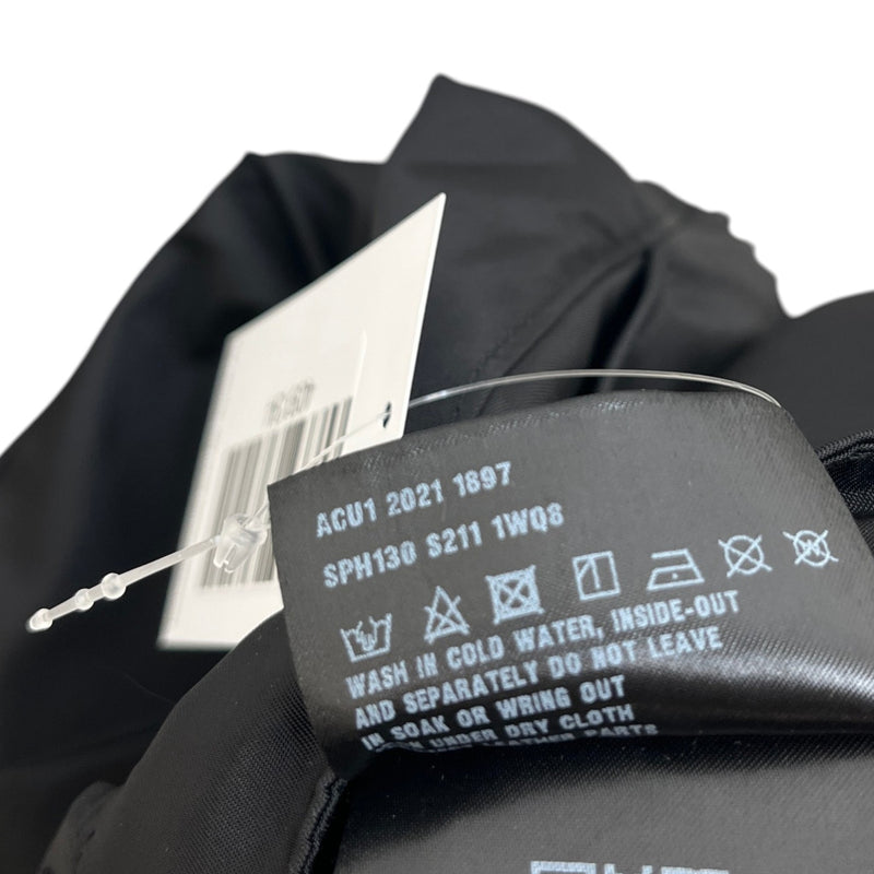Men's Re-Nylon Plaque Logo Trousers Black Size XL / W36