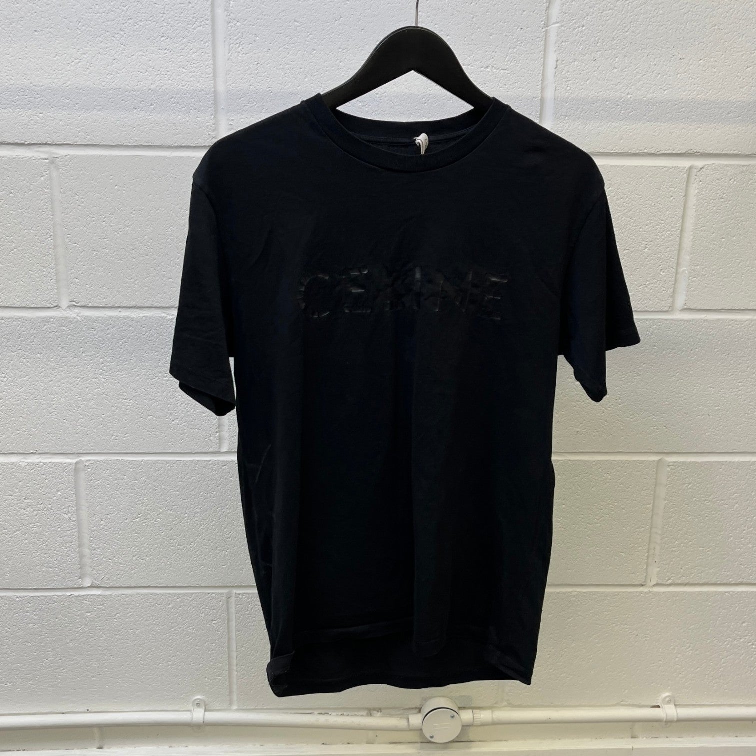 Men's Logo Print T-Shirt Black Size M - Photo 7