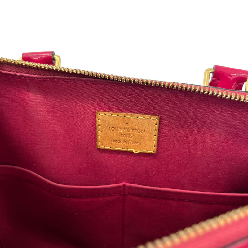 Women's Vernis Leather Alma PM Handbag Pink