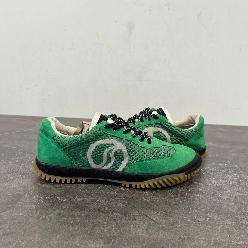 Women's Mesh S-Wave Sport Low Trainers Green Size UK 4 / EU 37