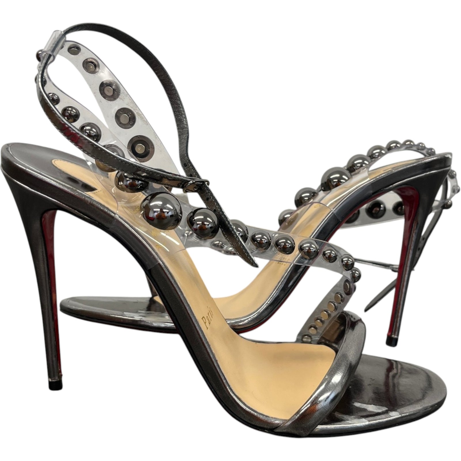 Women's Corinetta 100 Heels Silver Size EU 38.5 / UK 5.5 - Photo 3