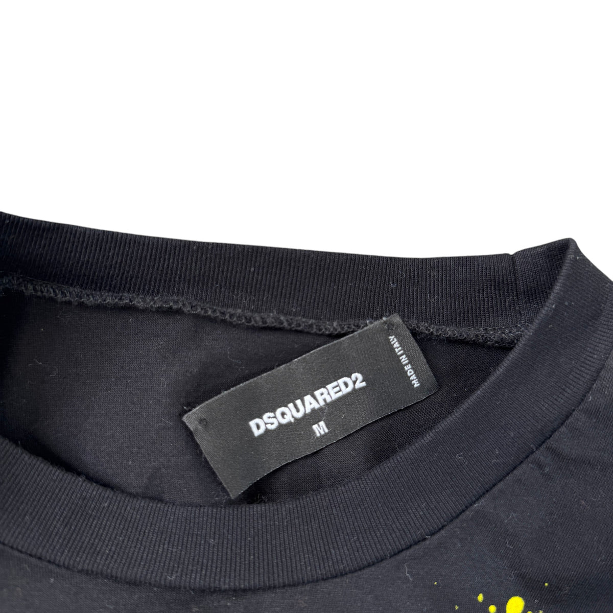 Men's Logo Print T-Shirt Black Size M - Photo 7