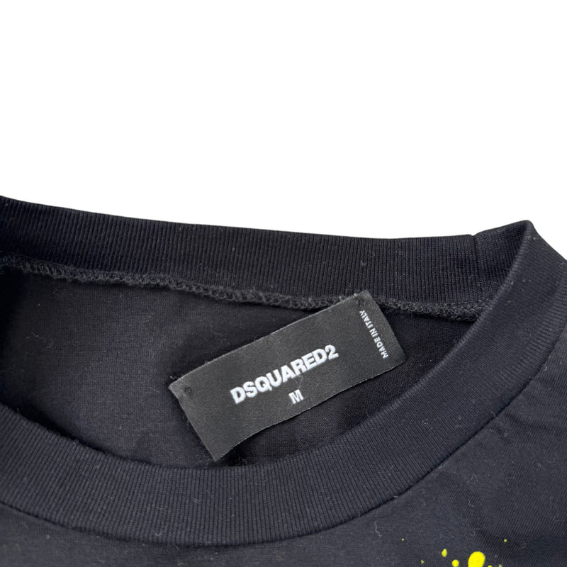 Men's Logo Print T-Shirt Black Size M