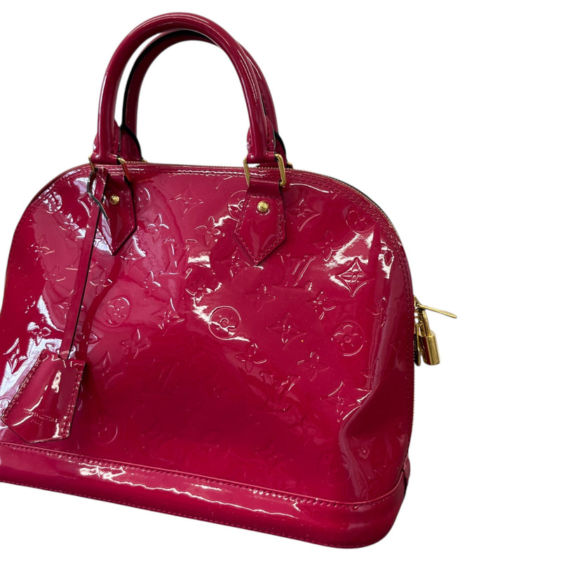 Women's Vernis Leather Alma PM Handbag Pink
