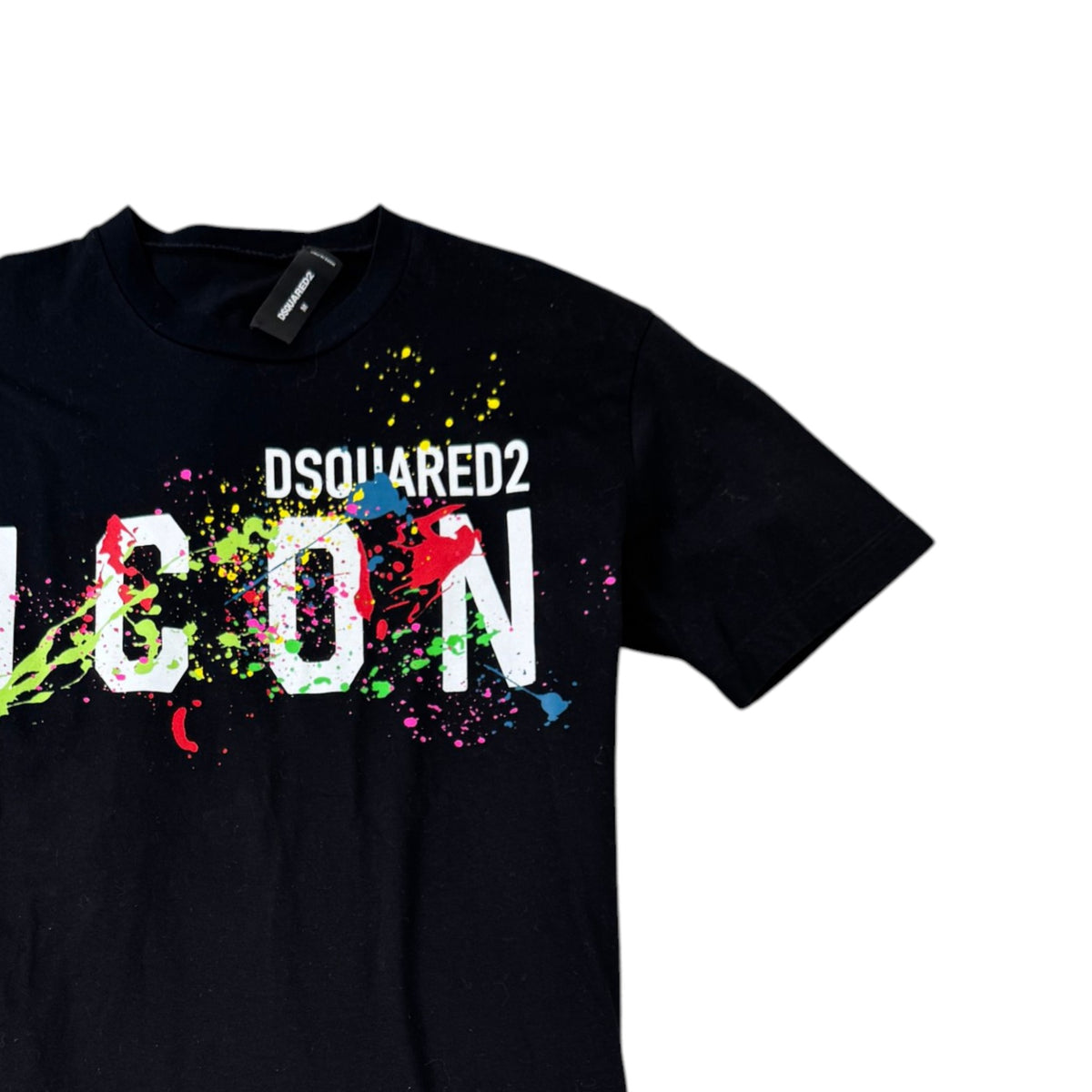Men's Logo Print T-Shirt Black Size M - Photo 5