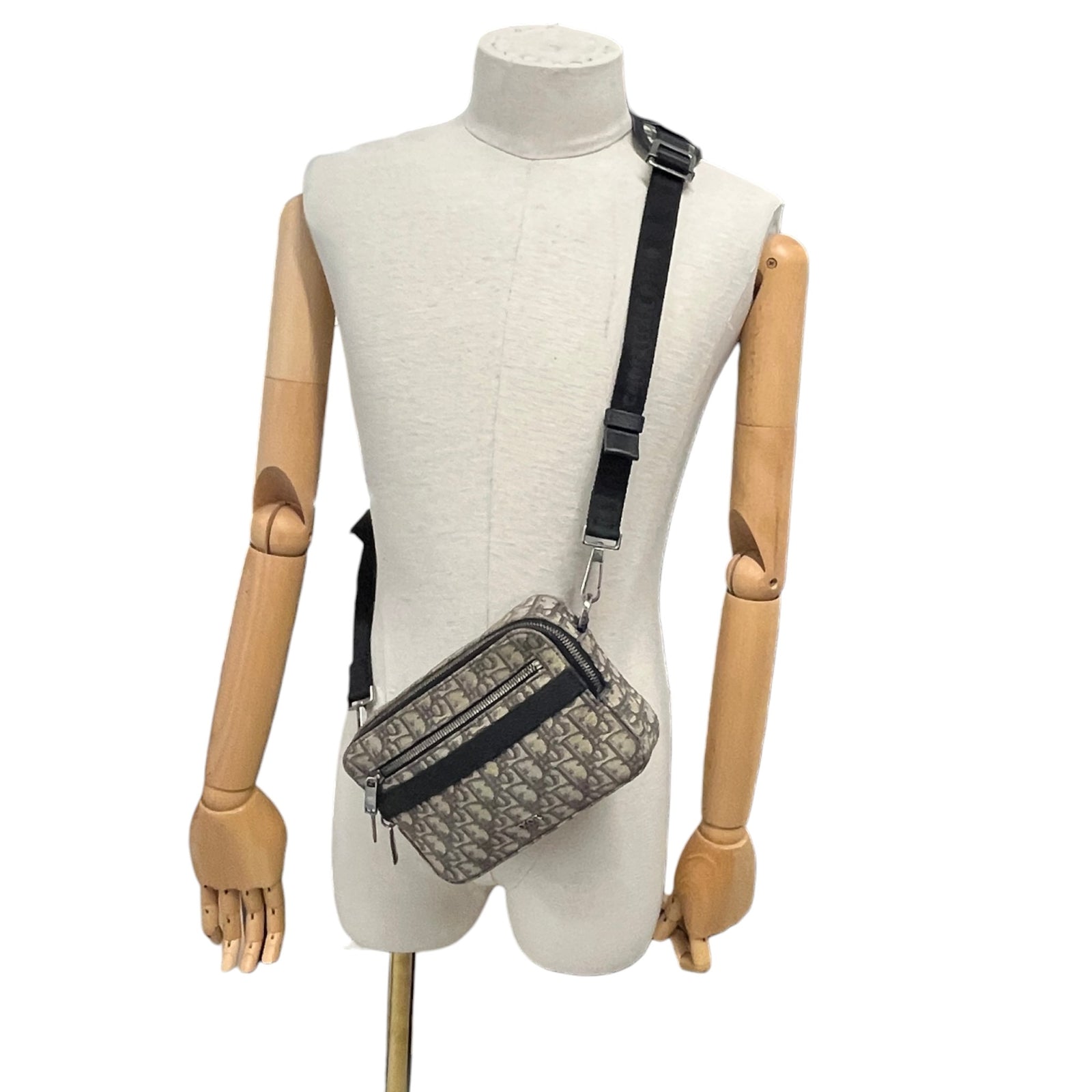 Men's Oblique Safari Messenger Bag Brown - Photo 2