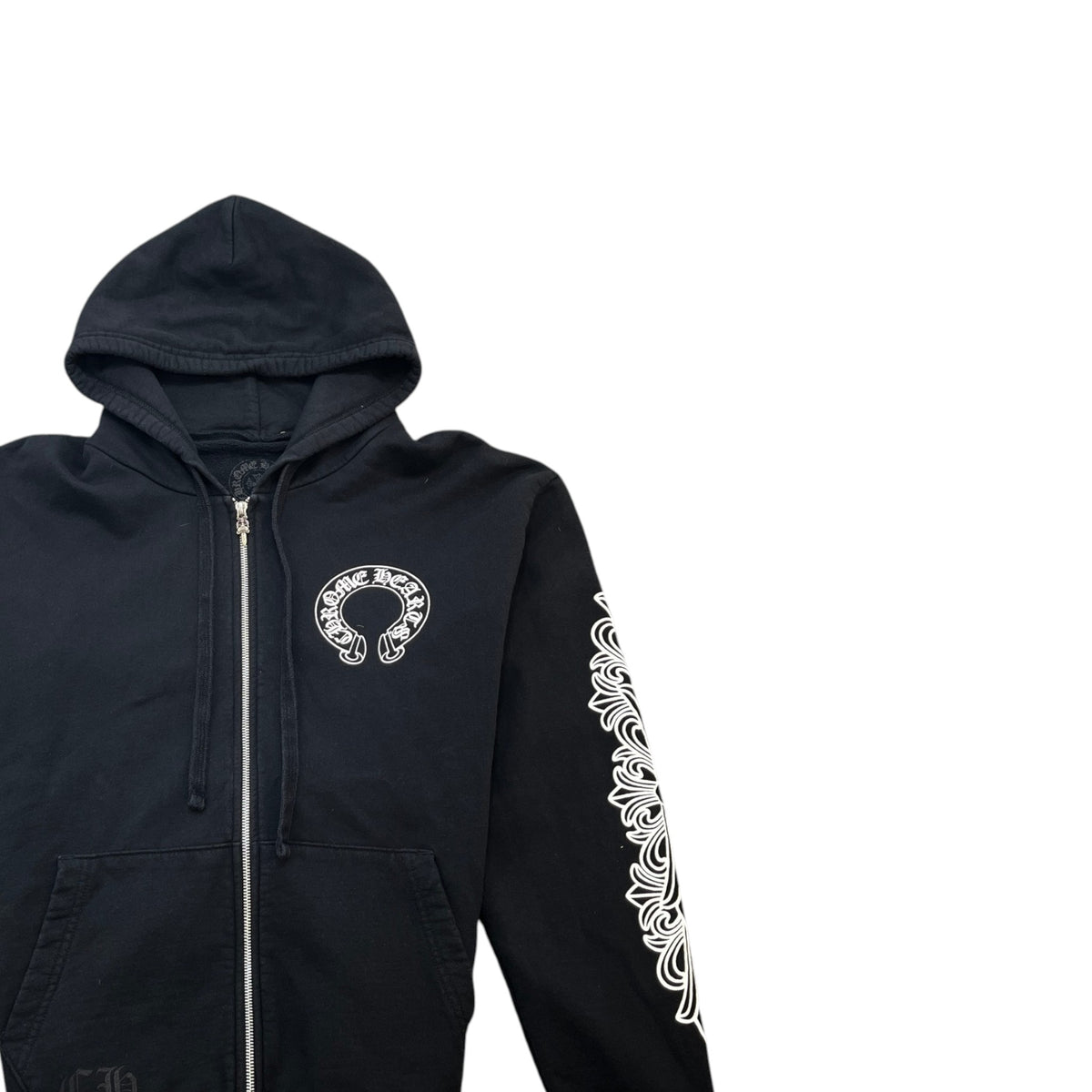 Men's Horseshoe Logo Hoodie Black Size M - Photo 3