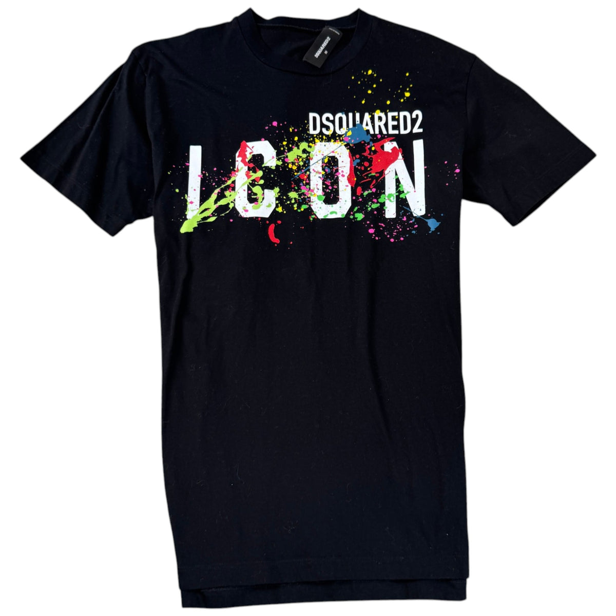 Men's Logo Print T-Shirt Black Size M - Photo 1