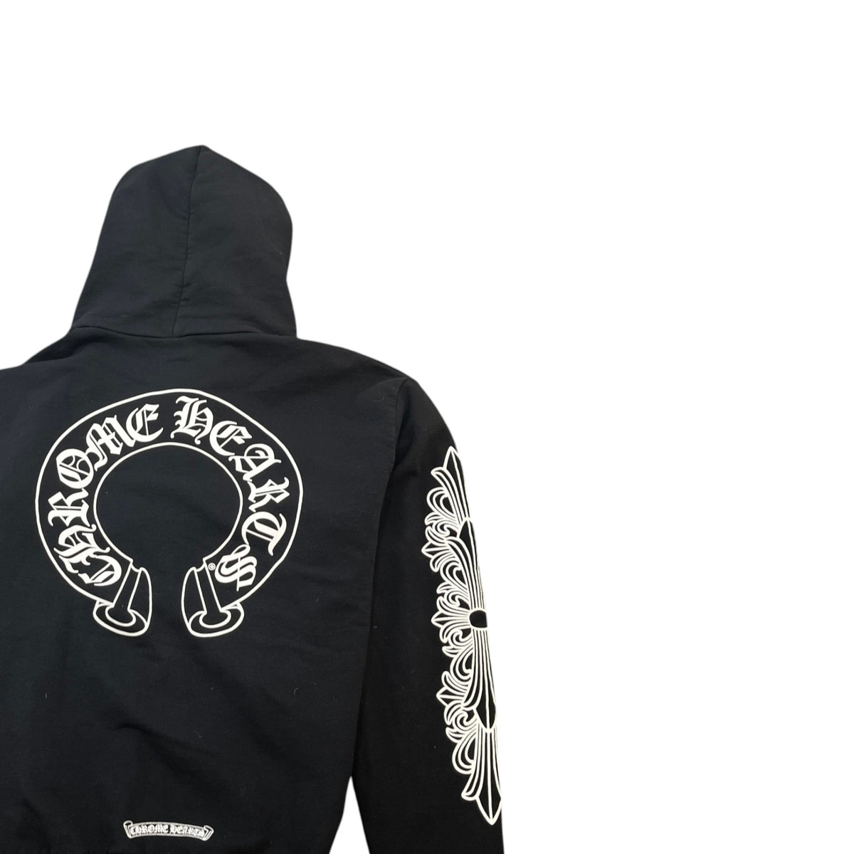 Men's Horseshoe Logo Hoodie Black Size M - Photo 4