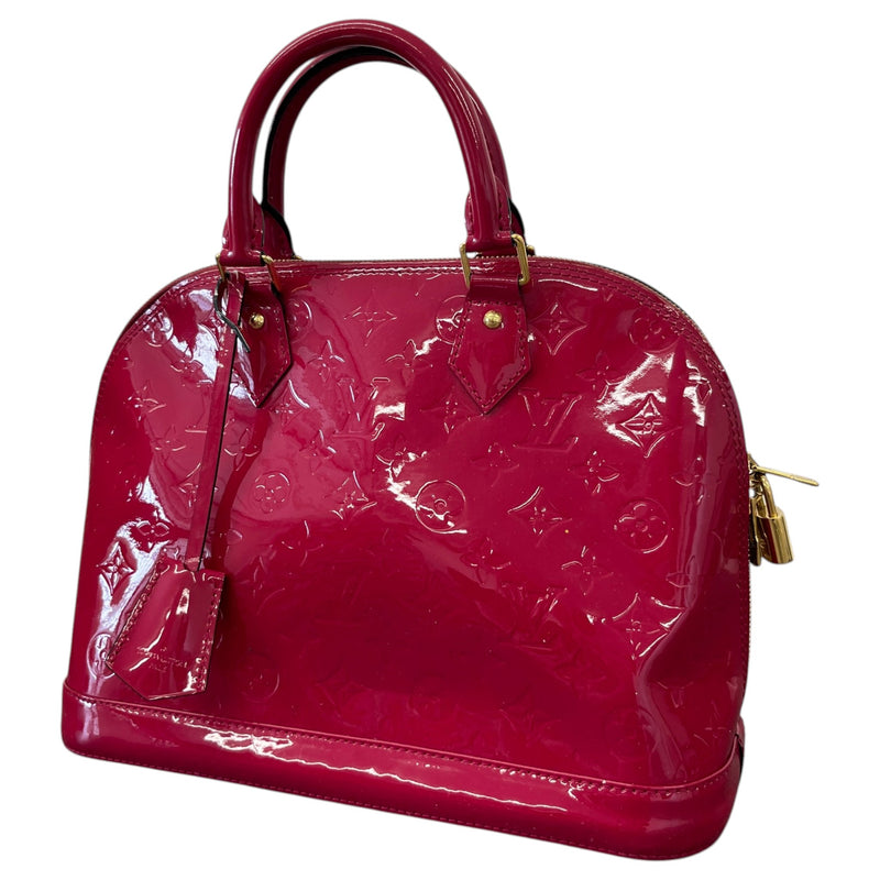 Women's Vernis Leather Alma PM Handbag Pink