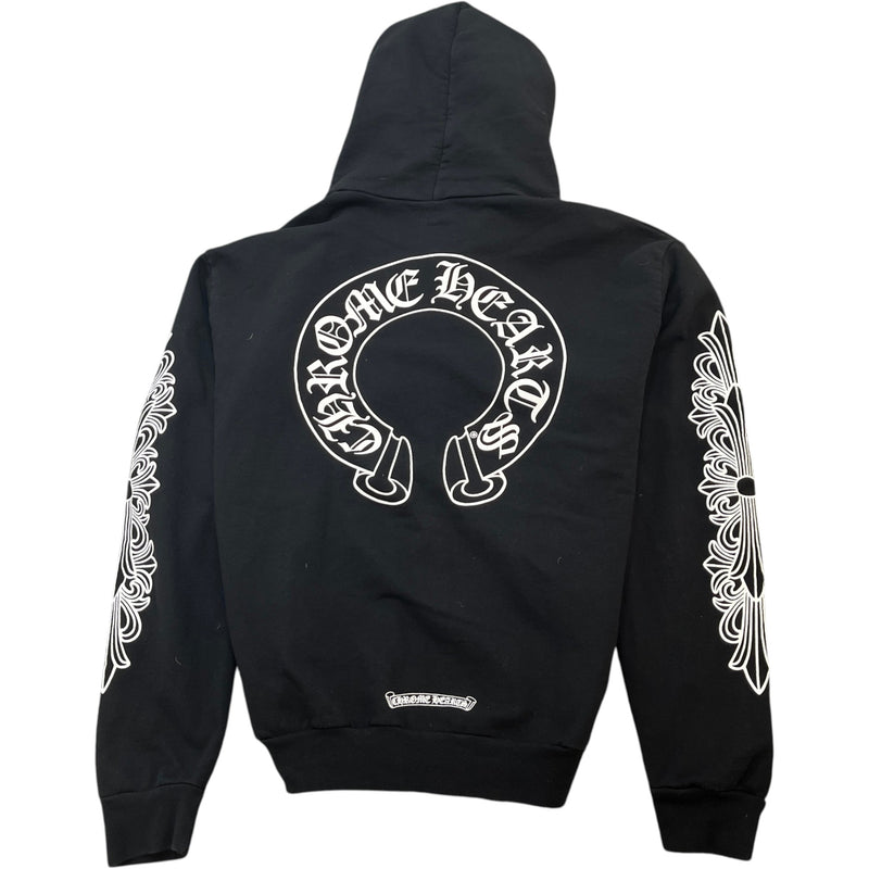 Men's Horseshoe Logo Hoodie Black Size M