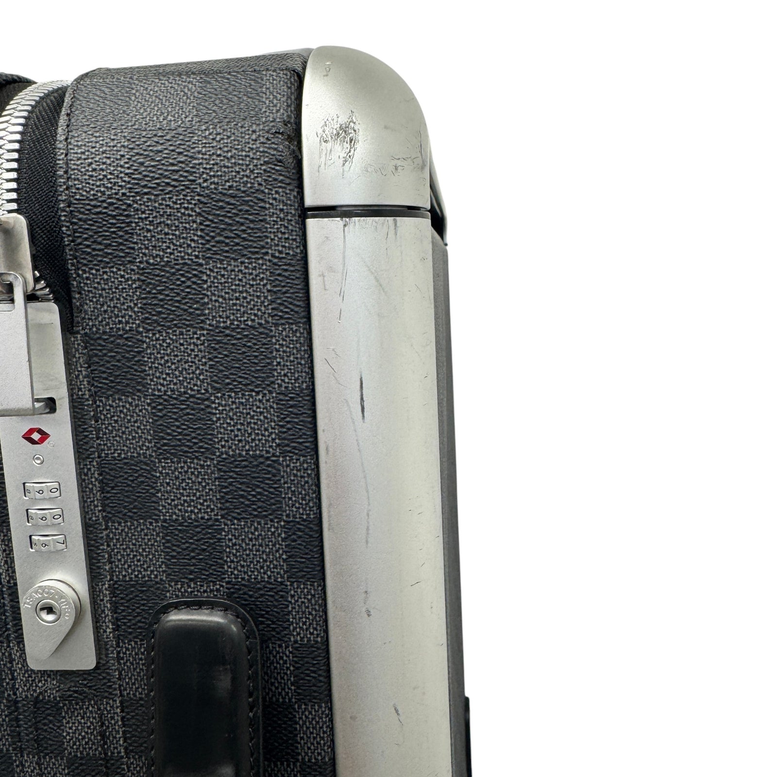Men's Damier Graphite Horizon 55 Suitcase Black - Photo 8