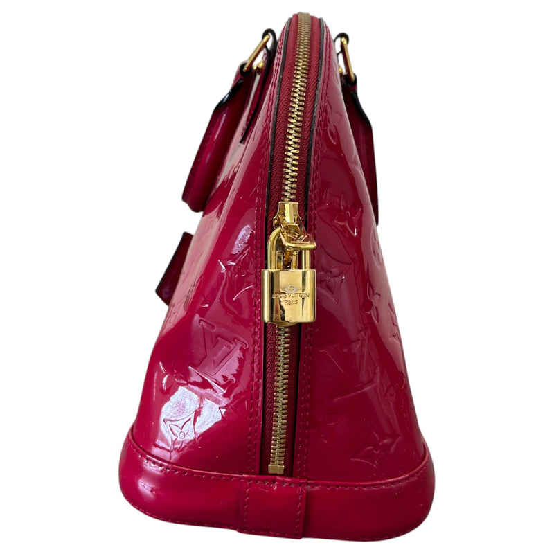 Women's Vernis Leather Alma PM Handbag Pink