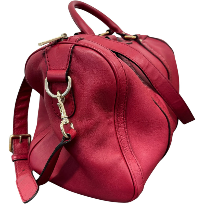 Women's Boston-style Handbag Red