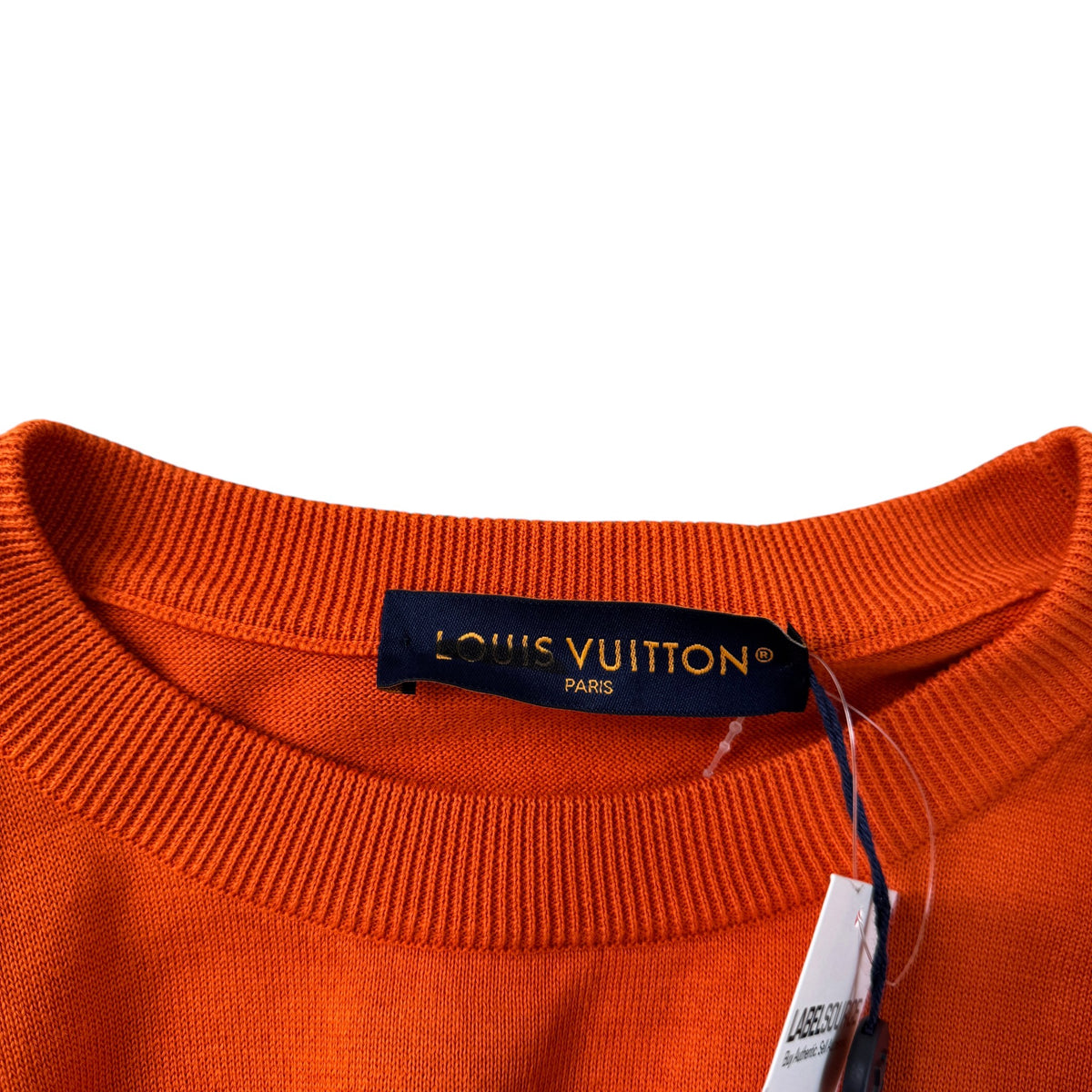 Men's Lv Palm Tree T-Shirt Orange Size M - Photo 6