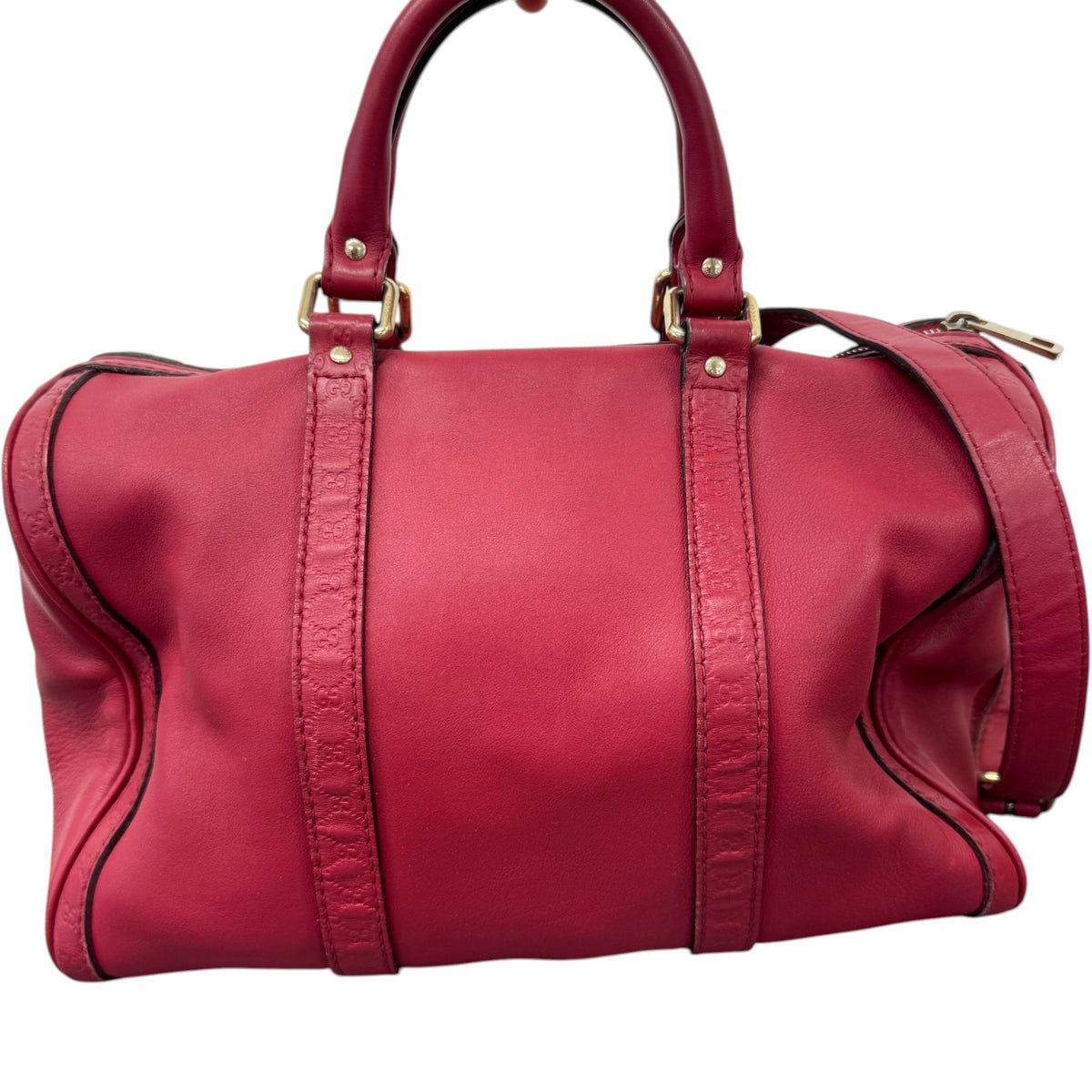 Women's Boston-style Handbag Red - Photo 3