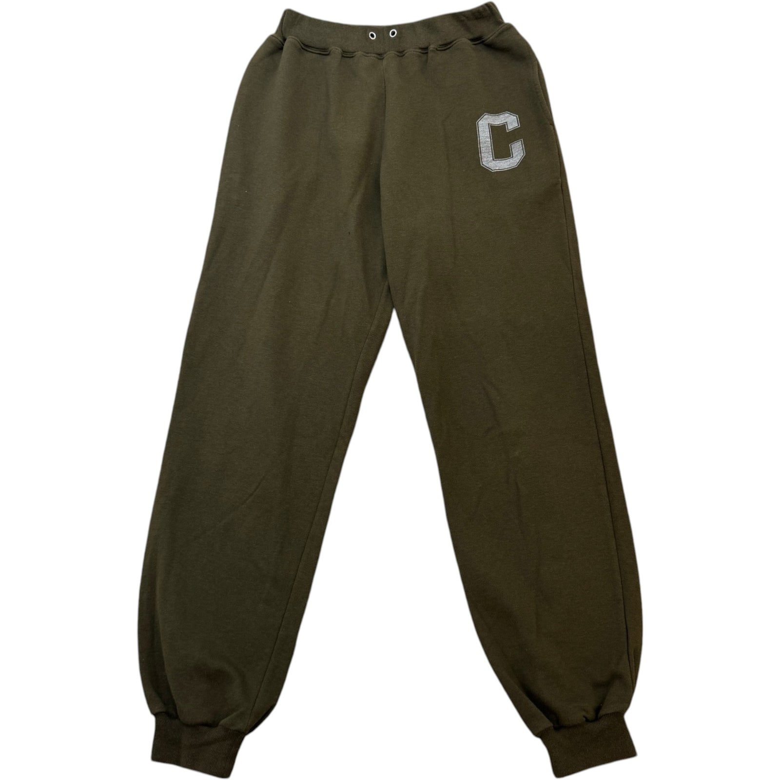 Women's Logo Print Joggers Khaki Size S / UK 8 - Photo 1