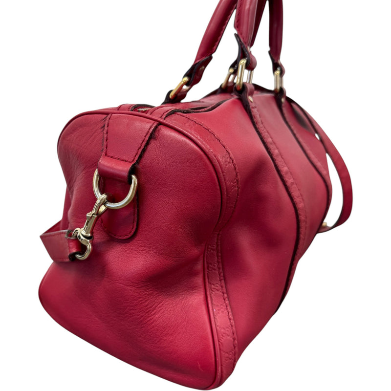 Women's Boston-style Handbag Red