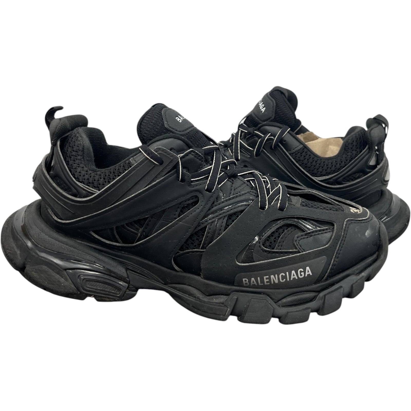 Women's Tracks Low Trainers Black Size EU 39 / UK 6 - Photo 3