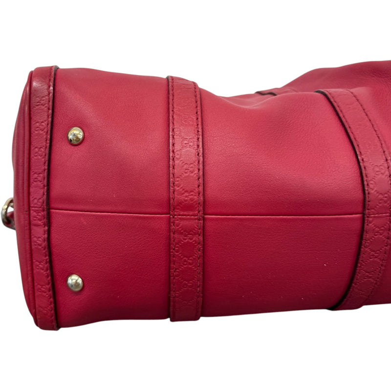 Women's Boston-style Handbag Red