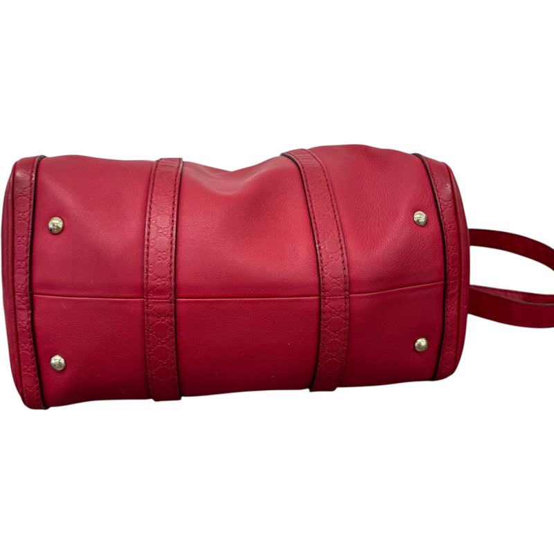 Women's Boston-style Handbag Red