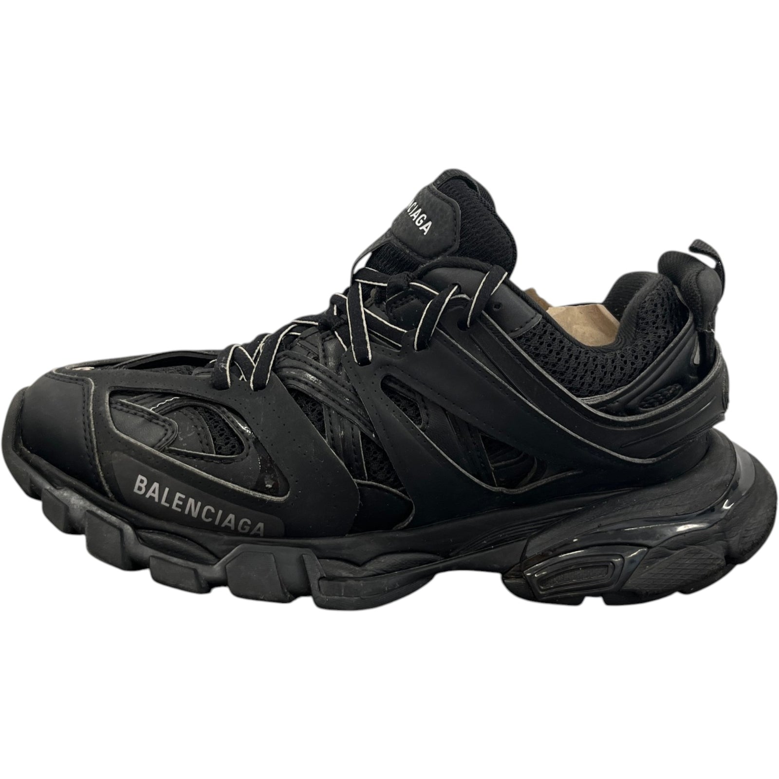 Women's Tracks Low Trainers Black Size EU 39 / UK 6 - Photo 5