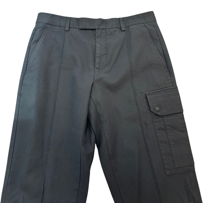 Men's Cargo Trousers Black Size L / W34