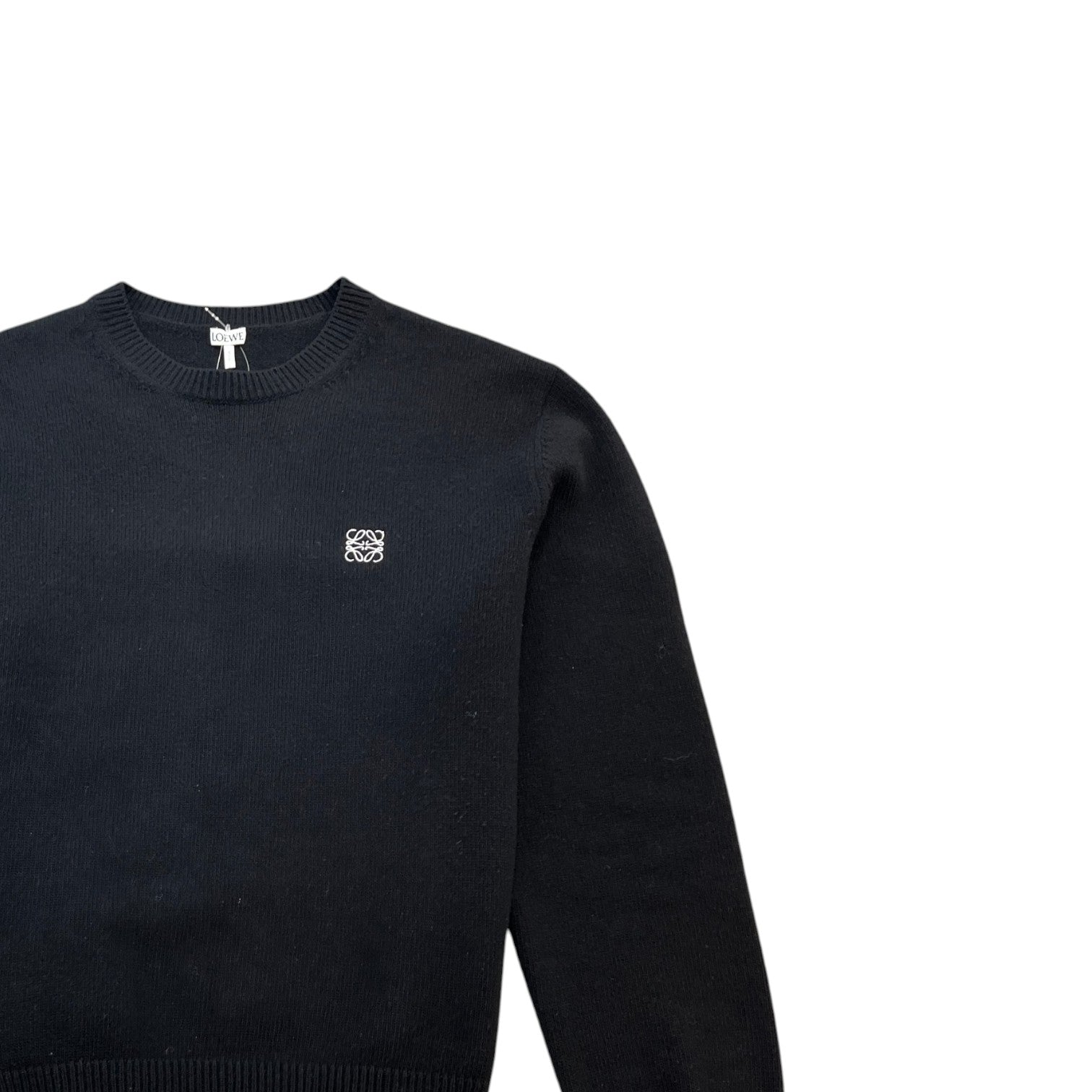 Men's Anagram Jumper Black Size M - Photo 3
