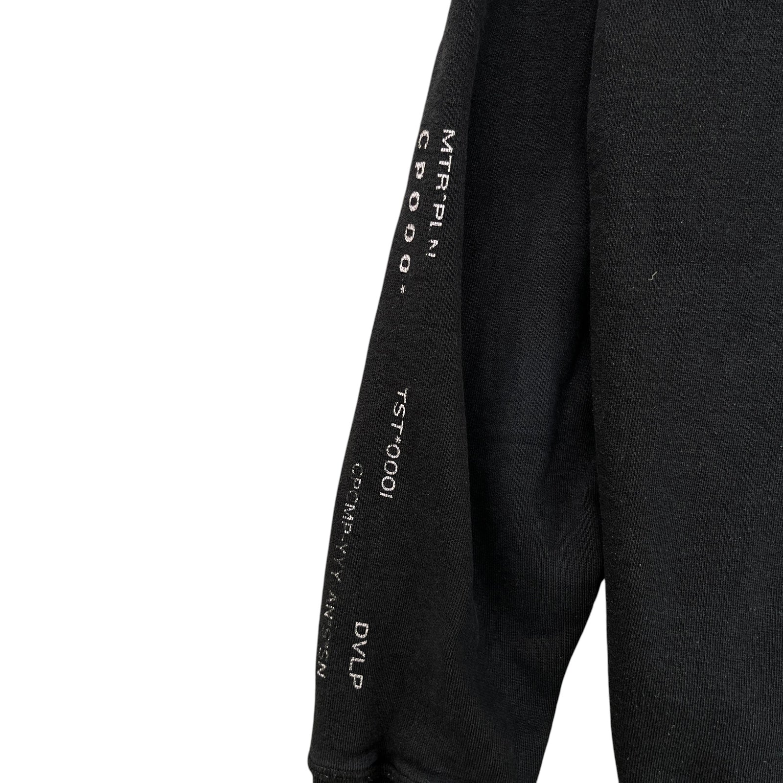 Men's Logo Print Hoodie Black Size L - Photo 6