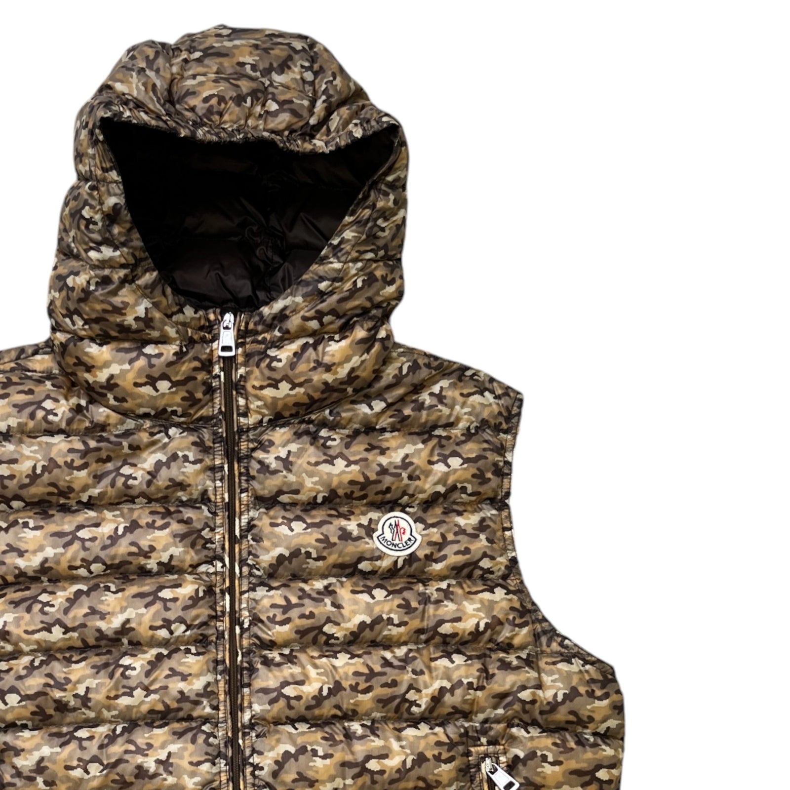 Men's Patrick Camouflage Hooded Gilet Multi-Coloured Size 5 / XXL - Photo 3