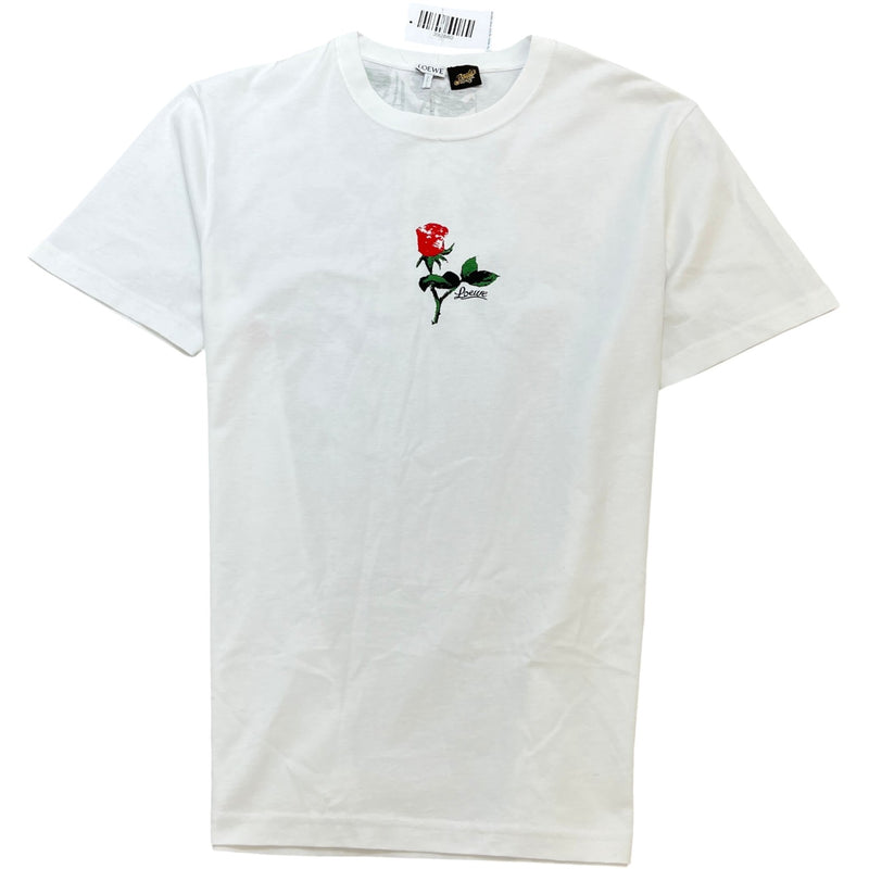 Men's X Paula'S Ibiza Floral Logo T-Shirt White Size S