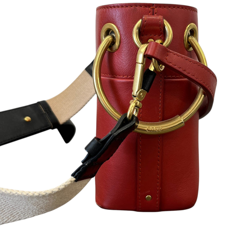 Women's Roy Mini Bucket Bag Red