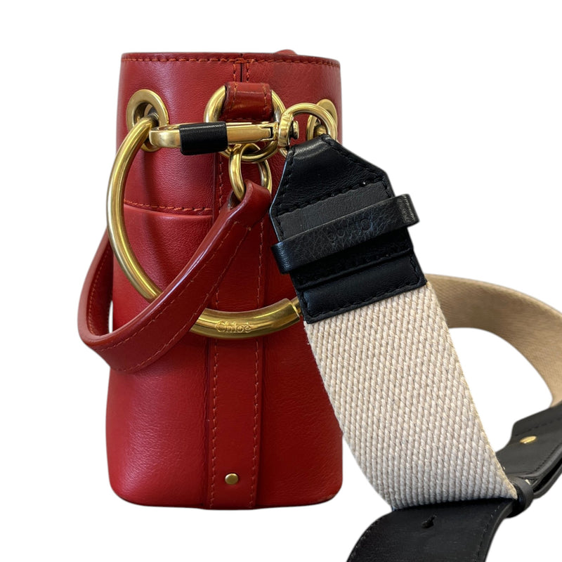 Women's Roy Mini Bucket Bag Red