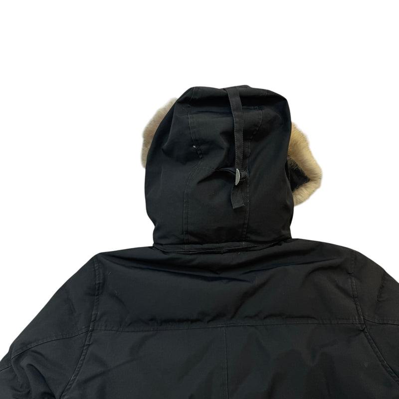Men's Wyndham Parka Fur Down Jacket Black Size M