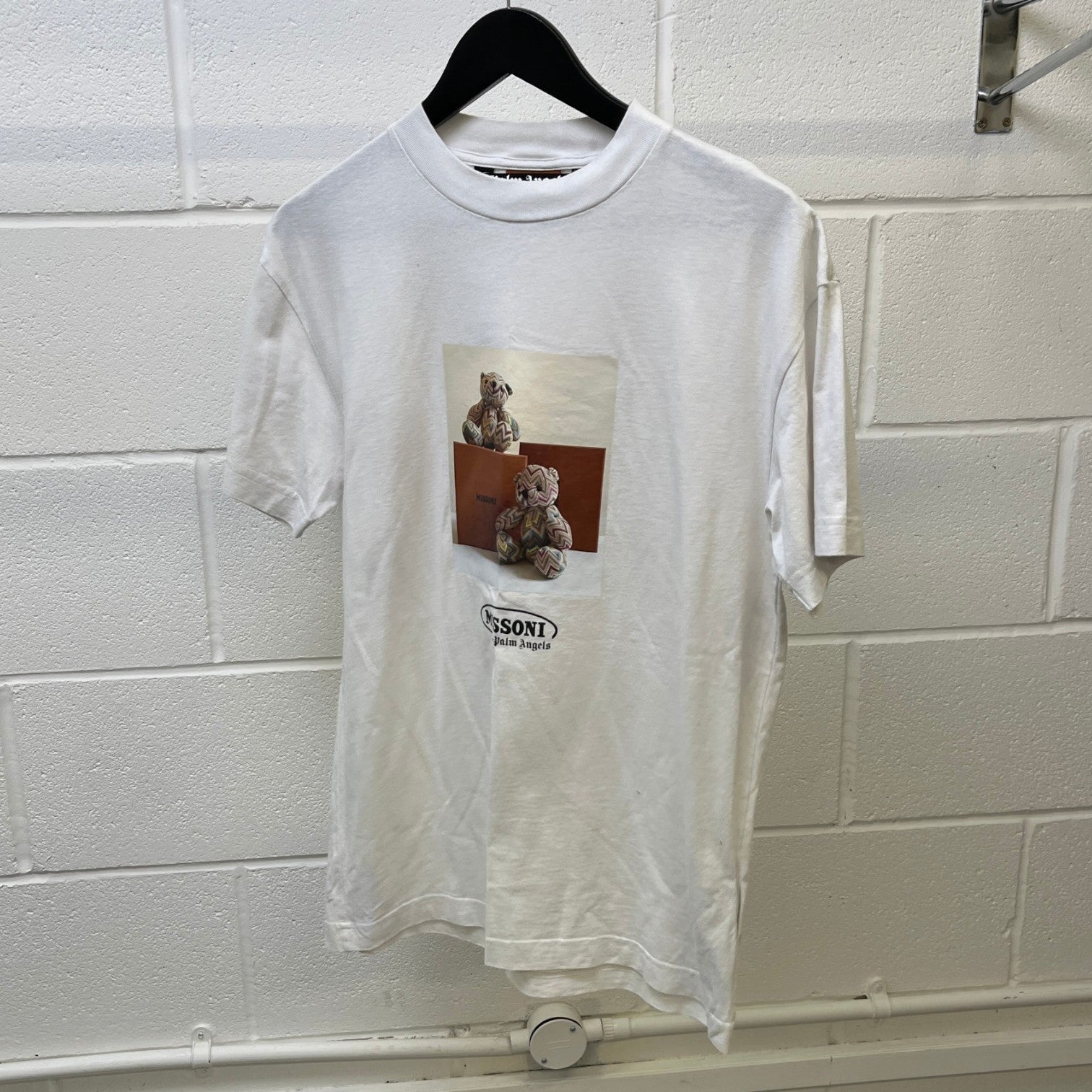 Men's X Missoni Bear T-Shirt White Size S - Photo 8