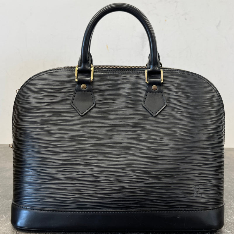 Women's Alma Epi Handbag Black