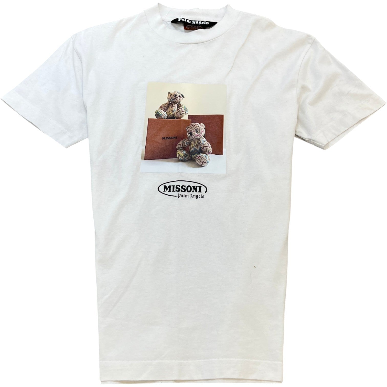 Men's X Missoni Bear T-Shirt White Size S - Photo 1