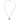 Men's Lion Head Pendant Necklace Silver