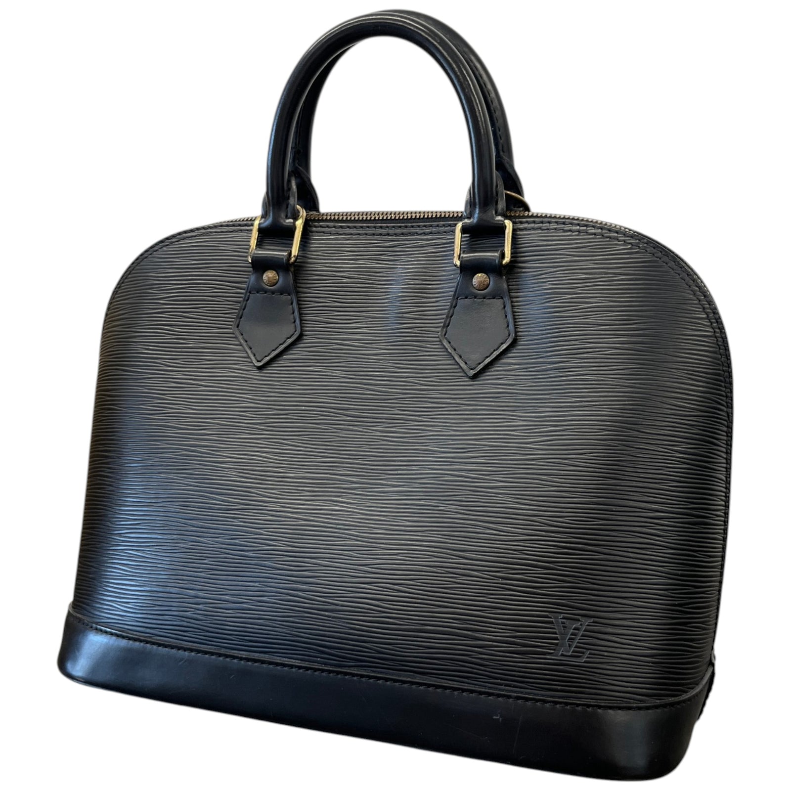 Women's Alma Epi Handbag Black - Photo 5