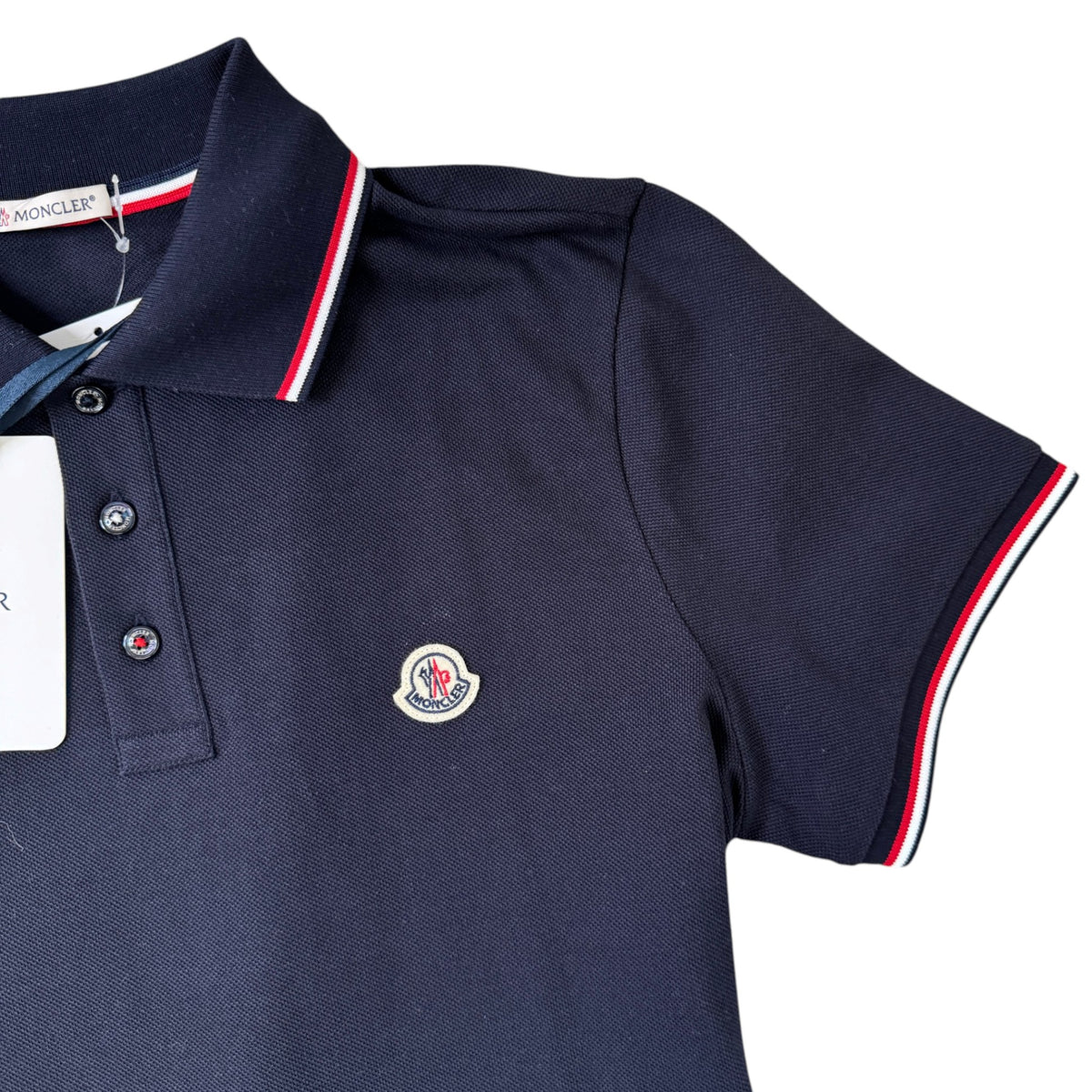 Men's SS Polo Shirt Navy Size S - Photo 6